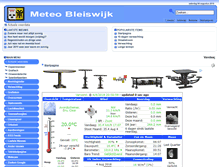 Tablet Screenshot of meteo-bleiswijk.nl